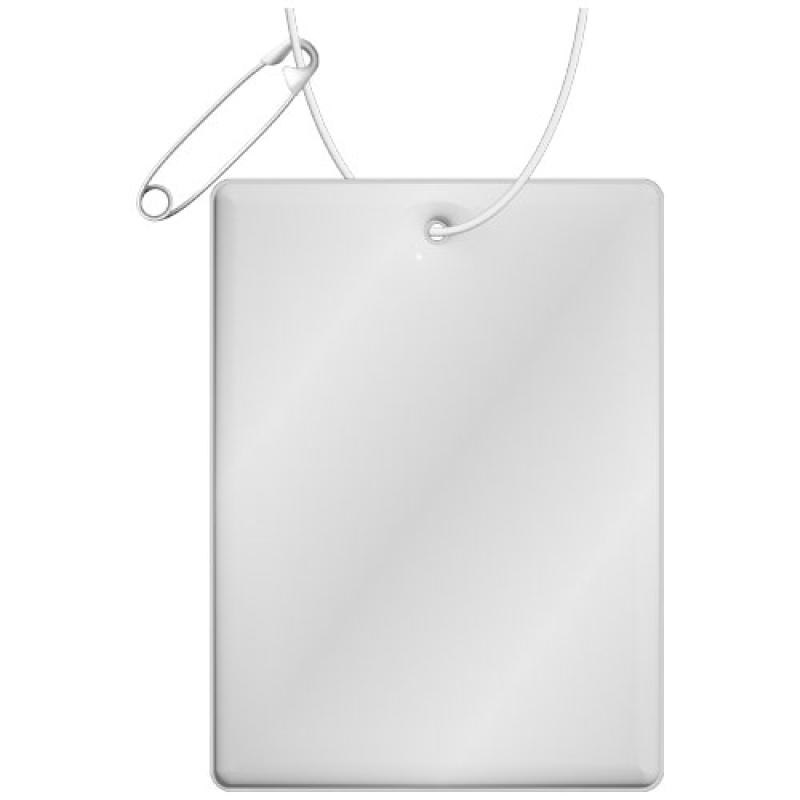 Colgante de TPU reflectante rectangular grande H-12 "RFX™"