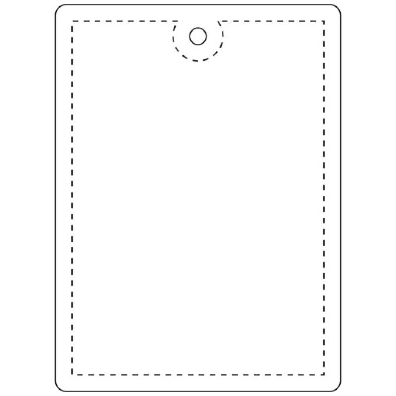 Colgante de TPU reflectante rectangular grande H-12 "RFX™"