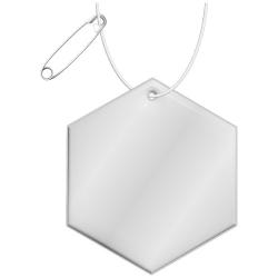 Colgante de TPU reflectante hexagonal H-12 "RFX™"