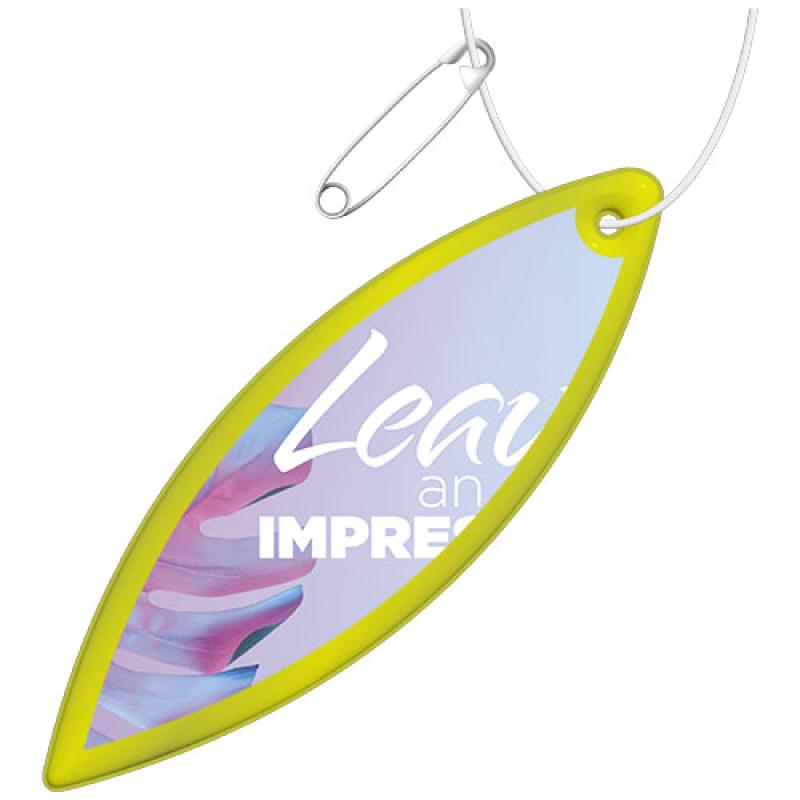 Colgante de PVC reflectante en forma de elipse H-12 "RFX™"
