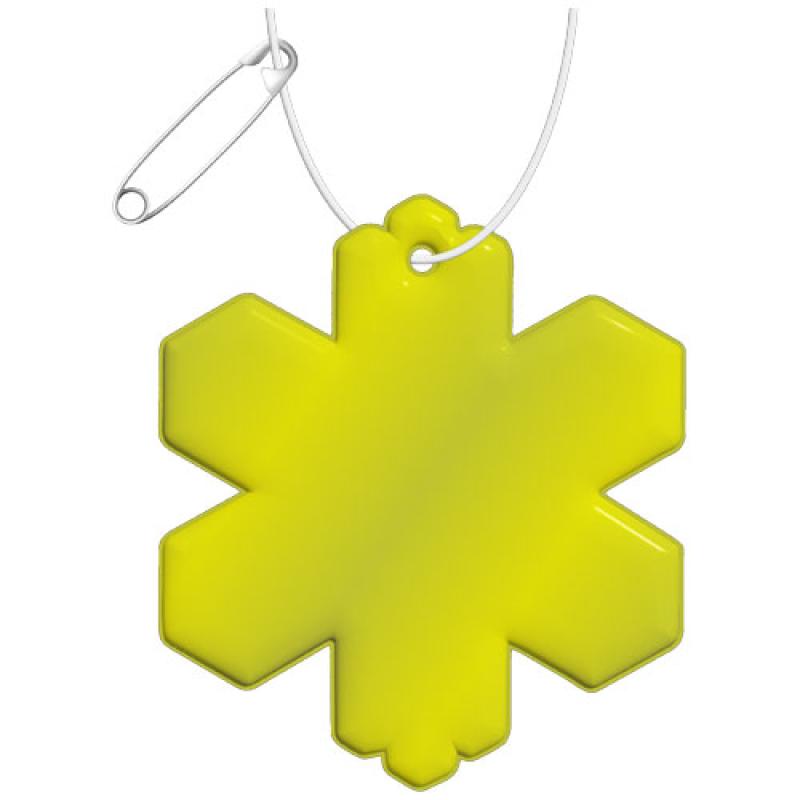 Colgante de PVC reflectante en forma de copo de nieve H-10 "RFX™"