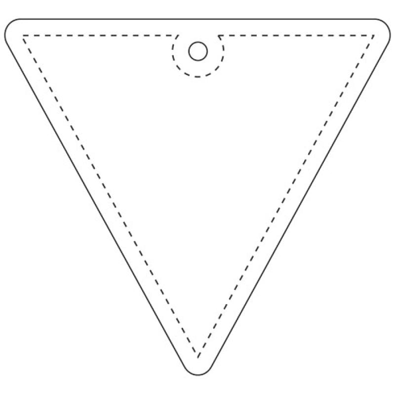 Colgante de TPU reflectante en forma de triángulo invertido H-12 "RFX™"