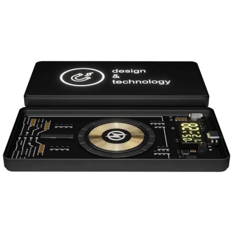 Batería externa inalámbrica magnética de 5000 mAh y 5 W "SCX.design P19"