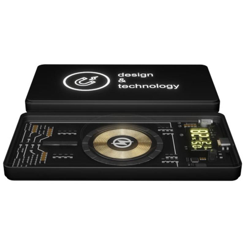 Batería externa inalámbrica magnética de 5000 mAh y 5 W "SCX.design P19"