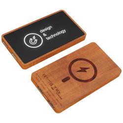 Batería externa inalámbrica magnética de 5000 mAh y 5 W "SCX.design P39"