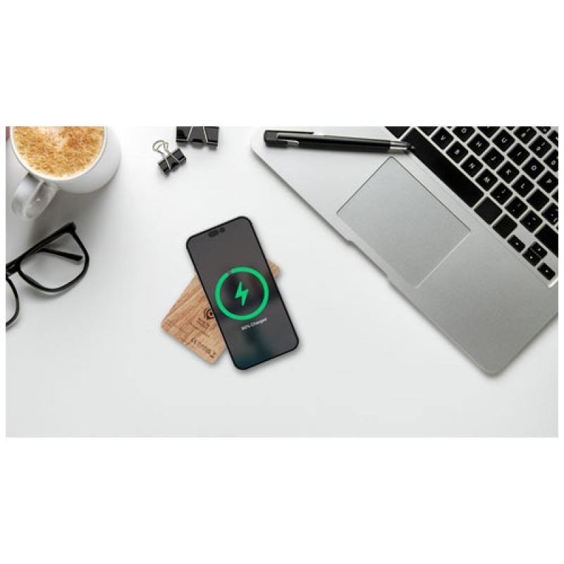 Batería externa inalámbrica de madera de 5000 mAh "SCX.design P34"