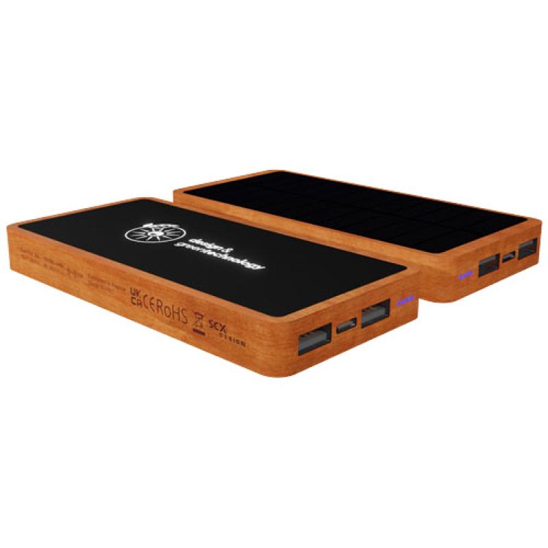 Batería externa solar de 10 000 mAh "SCX.design P32"