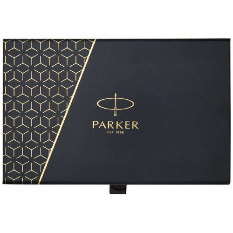 Parker set de bolígrafo y rollerball acromático con caja de regalo "IM"