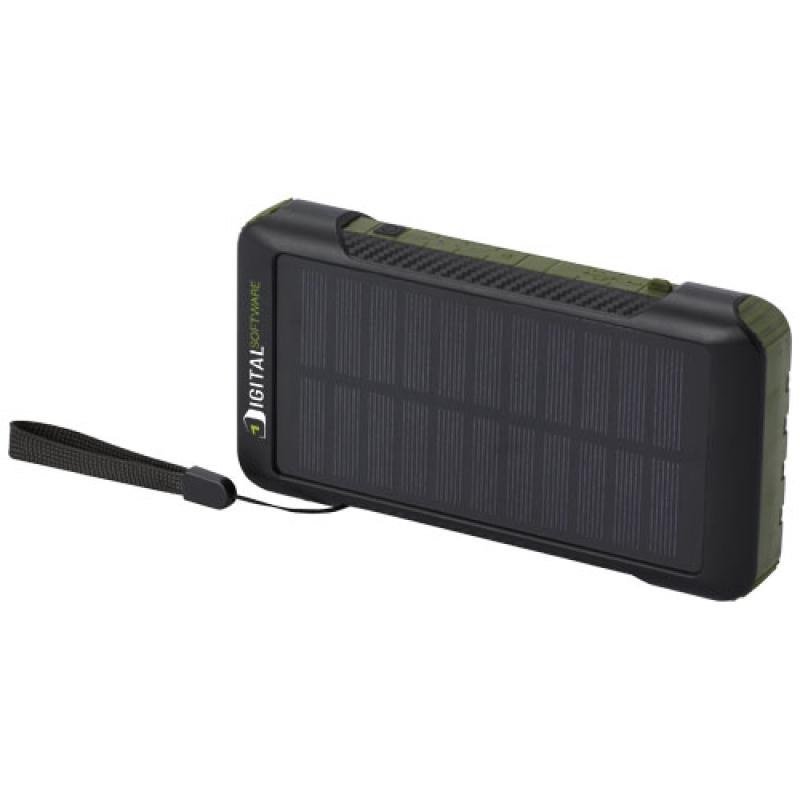 Batería externa de dinamo solar en plástico reciclado de 10 000 mAh con certificación RCS  "Soldy"