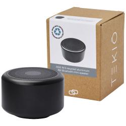 Minialtavoz Bluetooth® de aluminio reciclado de 3 w con certificación RCS  "Rise"