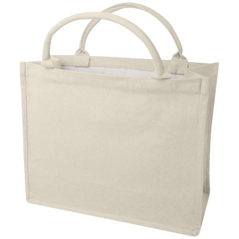 Bolsa Tote cuadrada de material reciclado de 500 g/m² "Page"