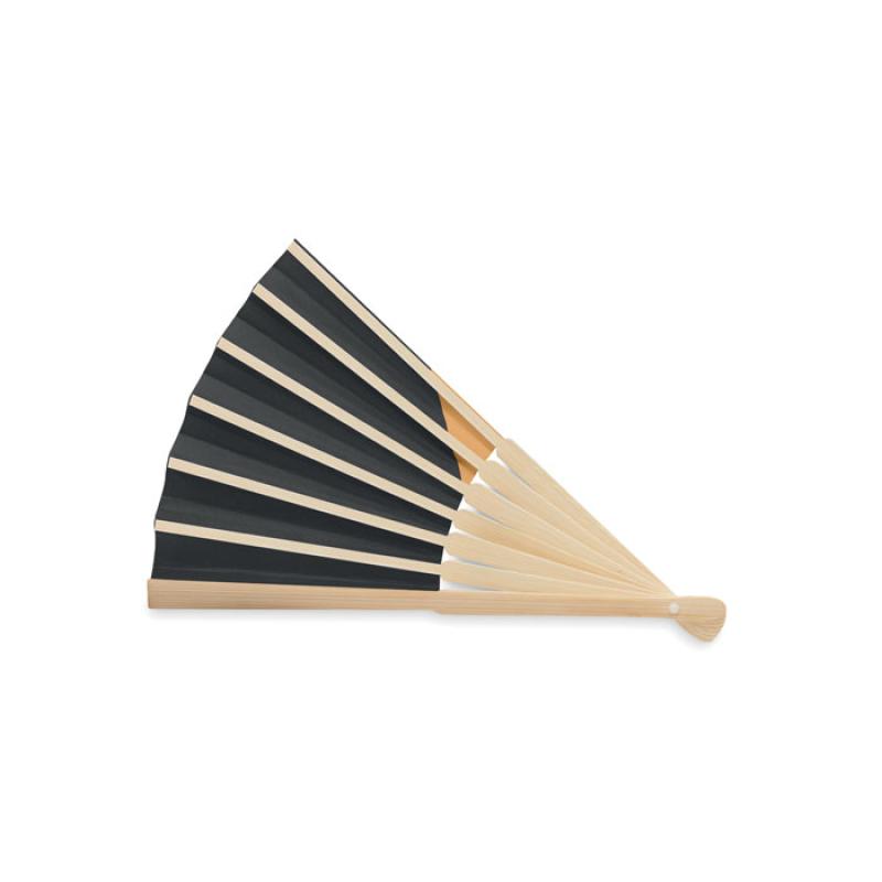 Abanico bambú diseño bandera