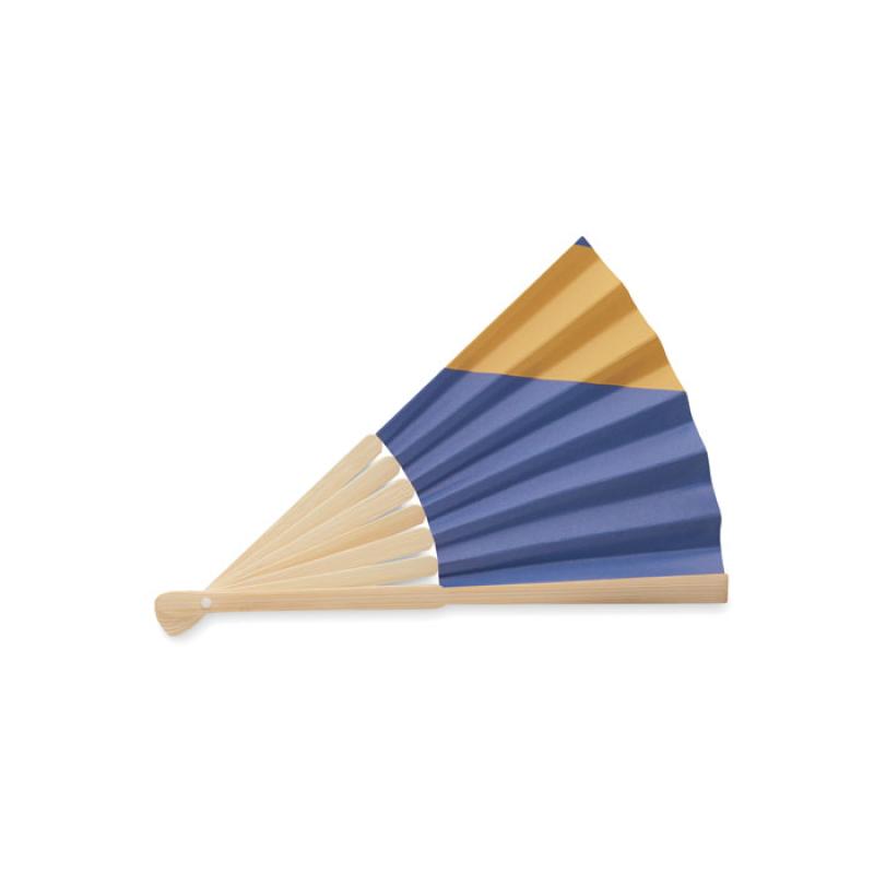 Abanico bambú diseño bandera