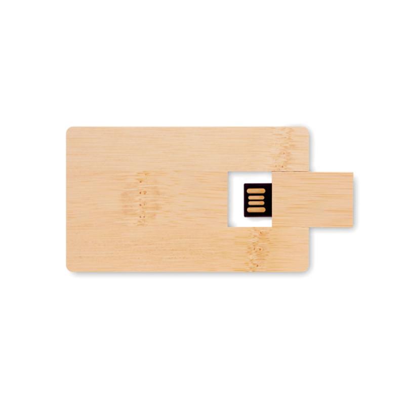 Memoria USB 16GB carcasa bambú