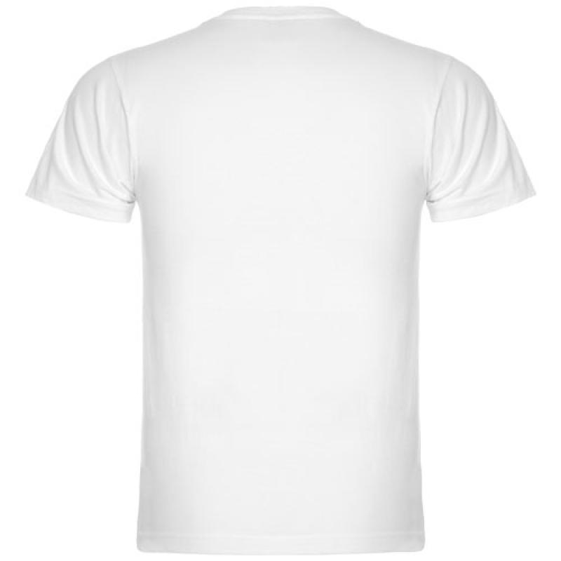 Camiseta de cuello de pico de manga corta para hombre "Samoyedo"