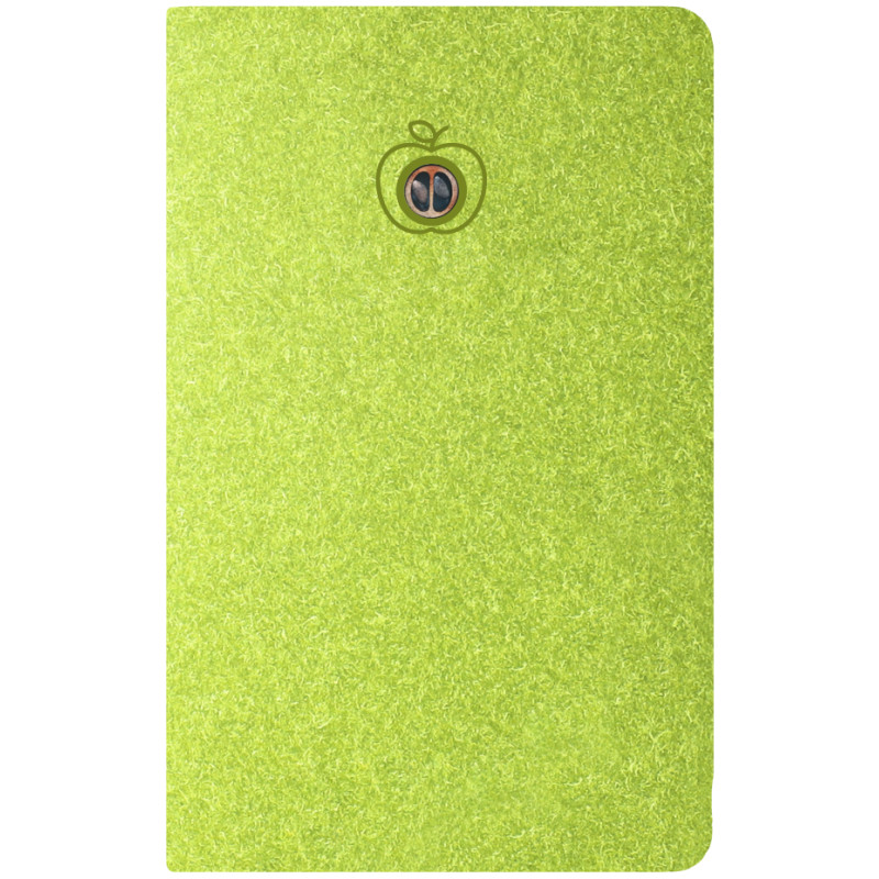 P02-Cuaderno Eko-Berdea  12-Semilla Tapa Apple  Classic Ekonatura  NAK1051-Verde