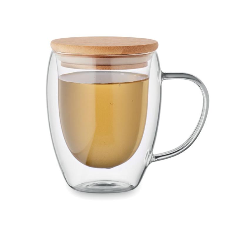 Taza borosilicato doble pared