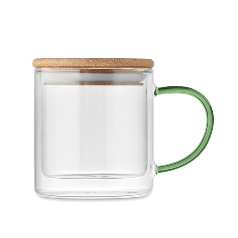 Taza borosilicato doble pared