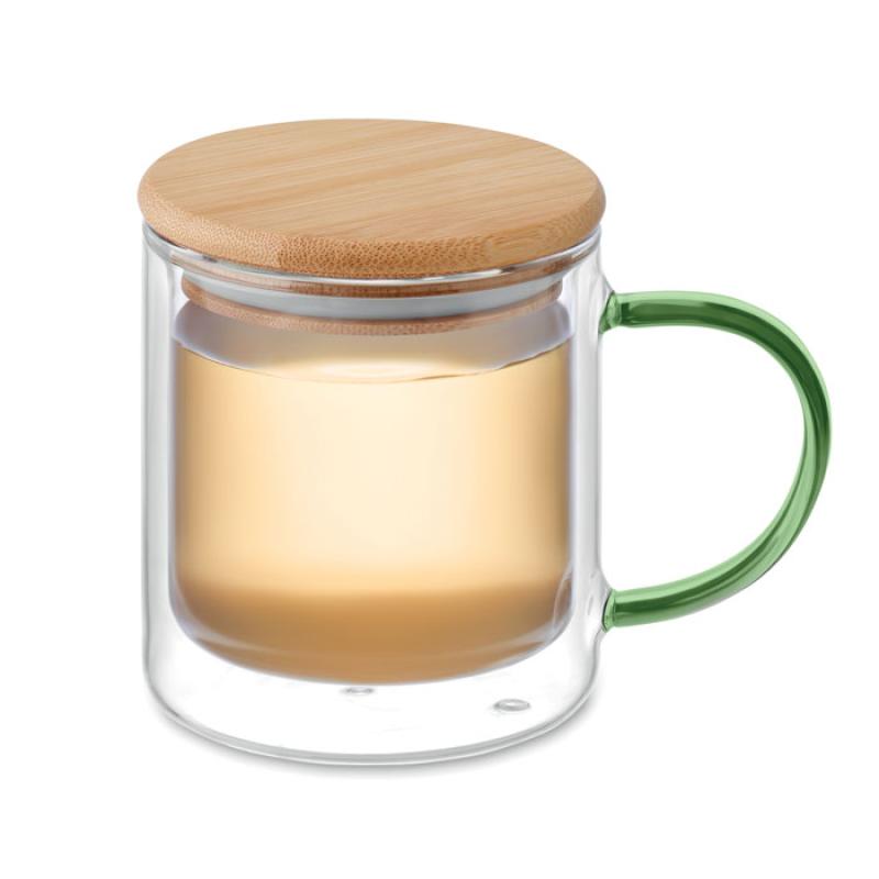 Taza borosilicato doble pared