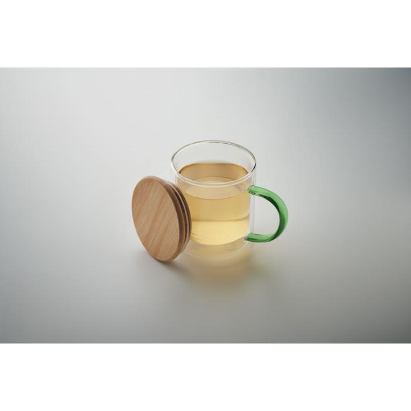 Taza borosilicato doble pared