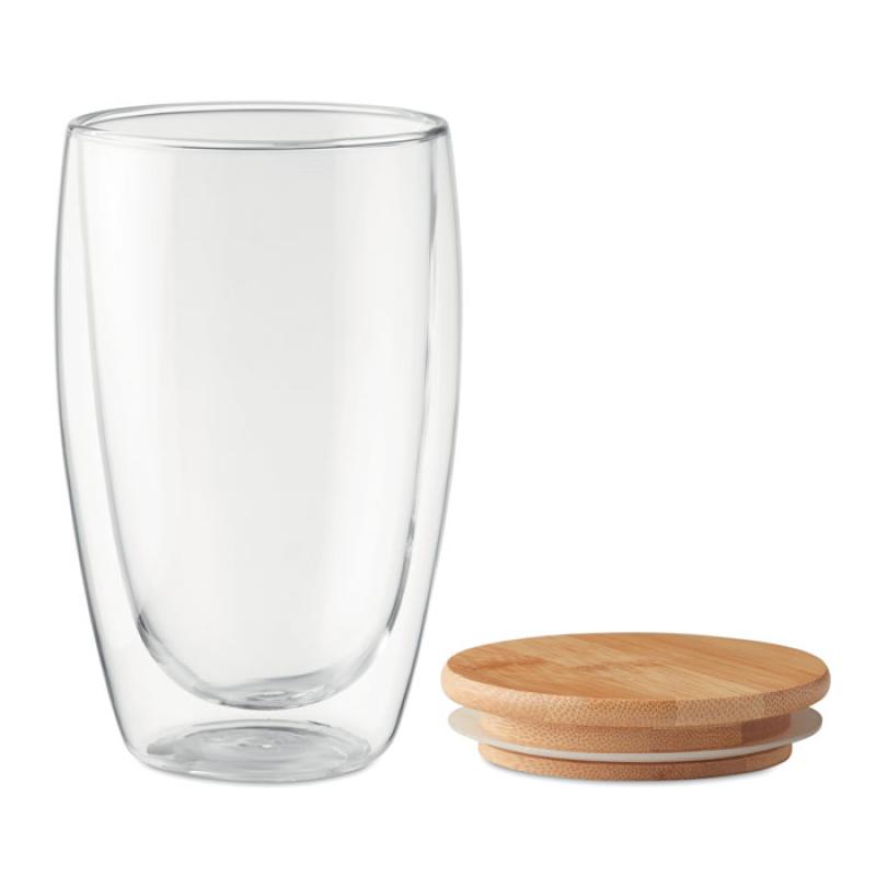 Vaso cristal doble capa 450 ml