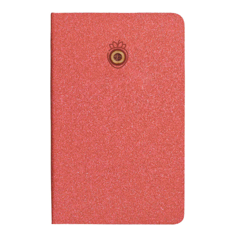 P02-Cuaderno Eko-Berdea  14-Semilla Tapa Wild Strawberry  Classic Ekonatura  NAK1023-Rojo