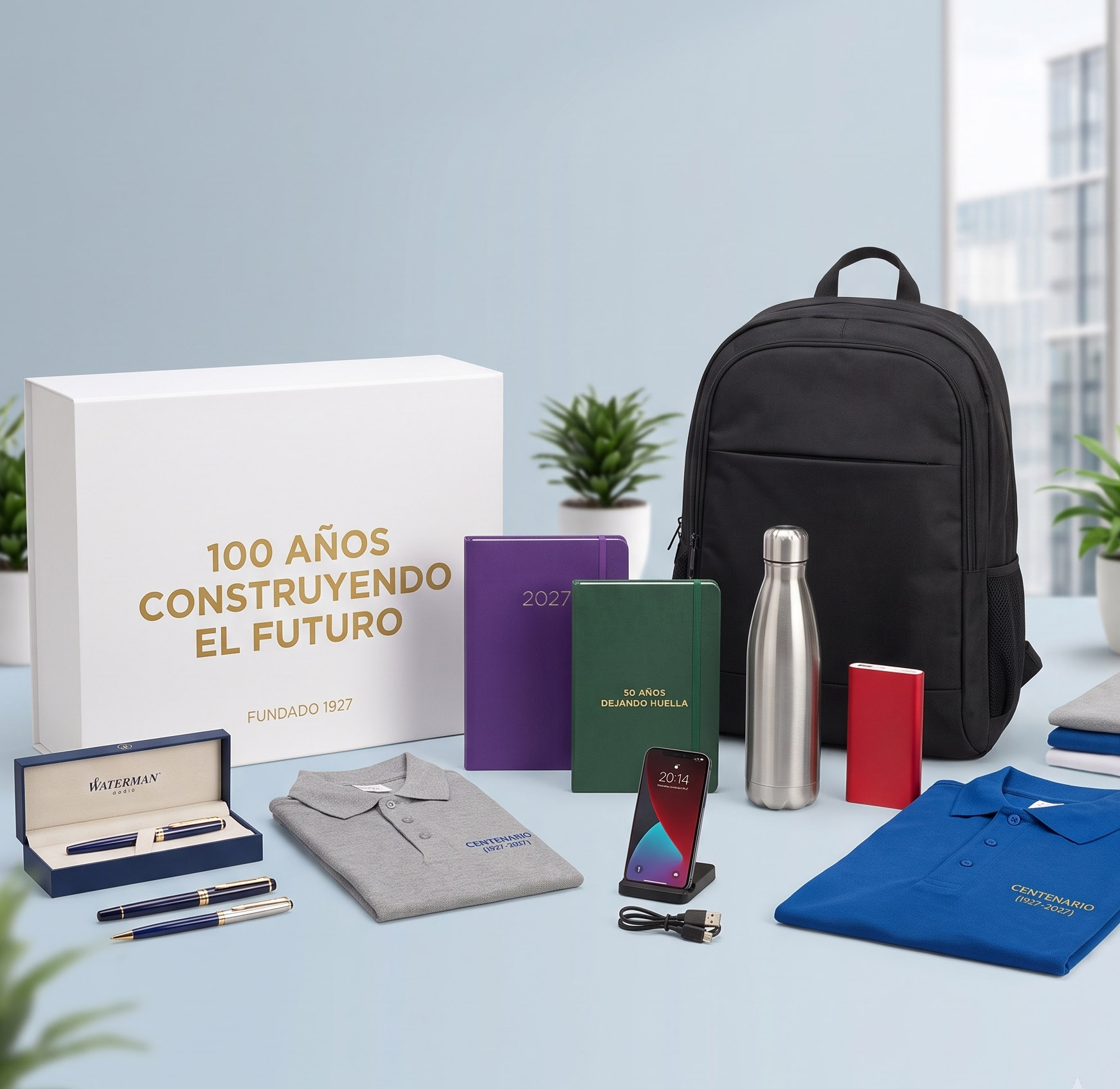 Pack de aniversario de empresa personalizado