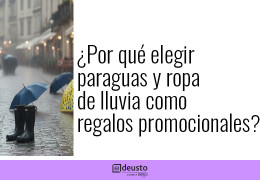 ¿Por qué elegir paraguas y ropa de lluvia como regalos promocionales?