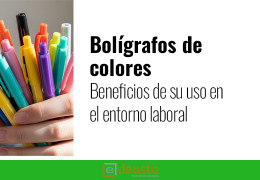 Bolígrafos de colores en la oficina | EDeusto Bolígrafos de colores en la oficina | EDeusto