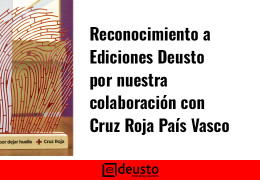 Reconocimiento a Ediciones Deusto SA por su colaboración la Cruz Roja del País Vasco
